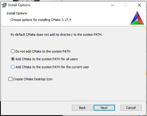 Cmake add PATH